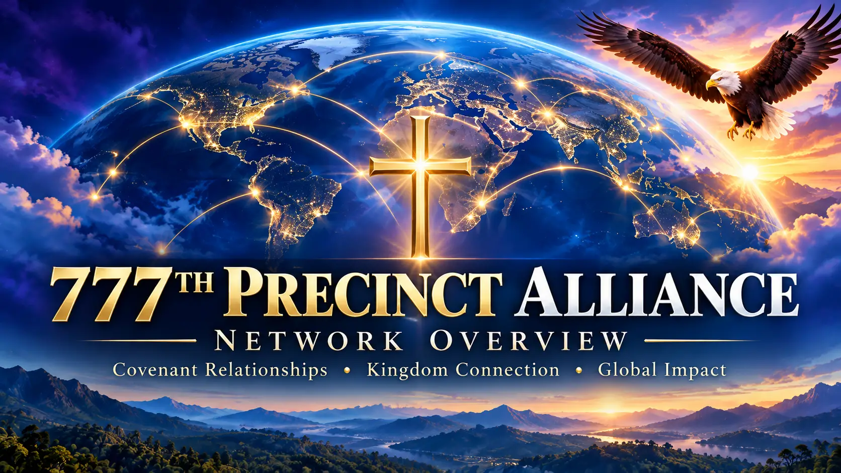 777th Precinct Alliance global network overview representing covenant relationships, Kingdom connection and international ministry impact