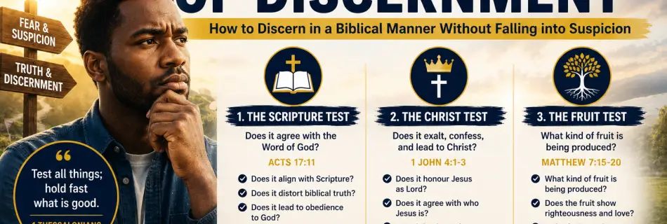 BIBLICAL TEST FOR DISCERNMENT
