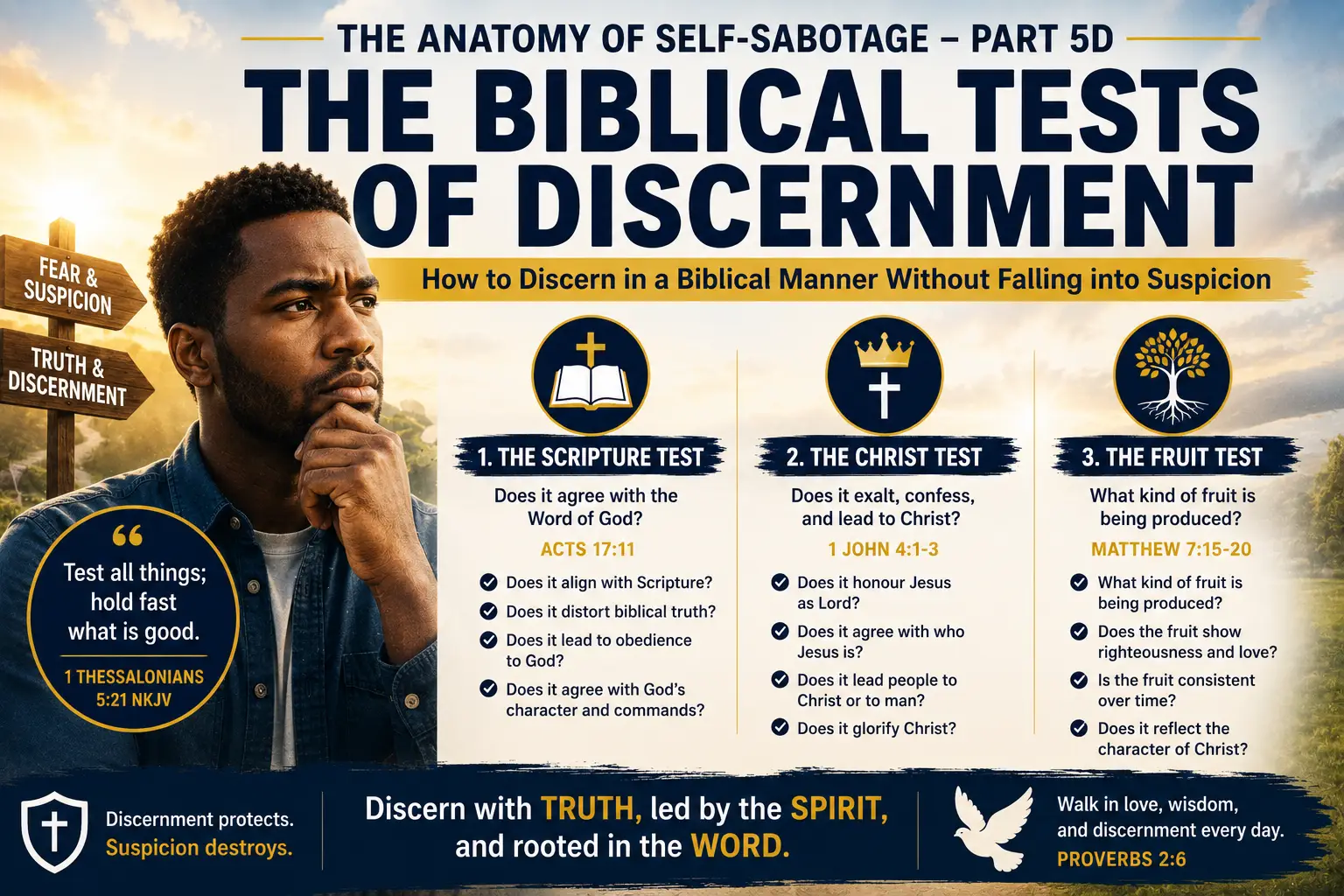 BIBLICAL TEST FOR DISCERNMENT