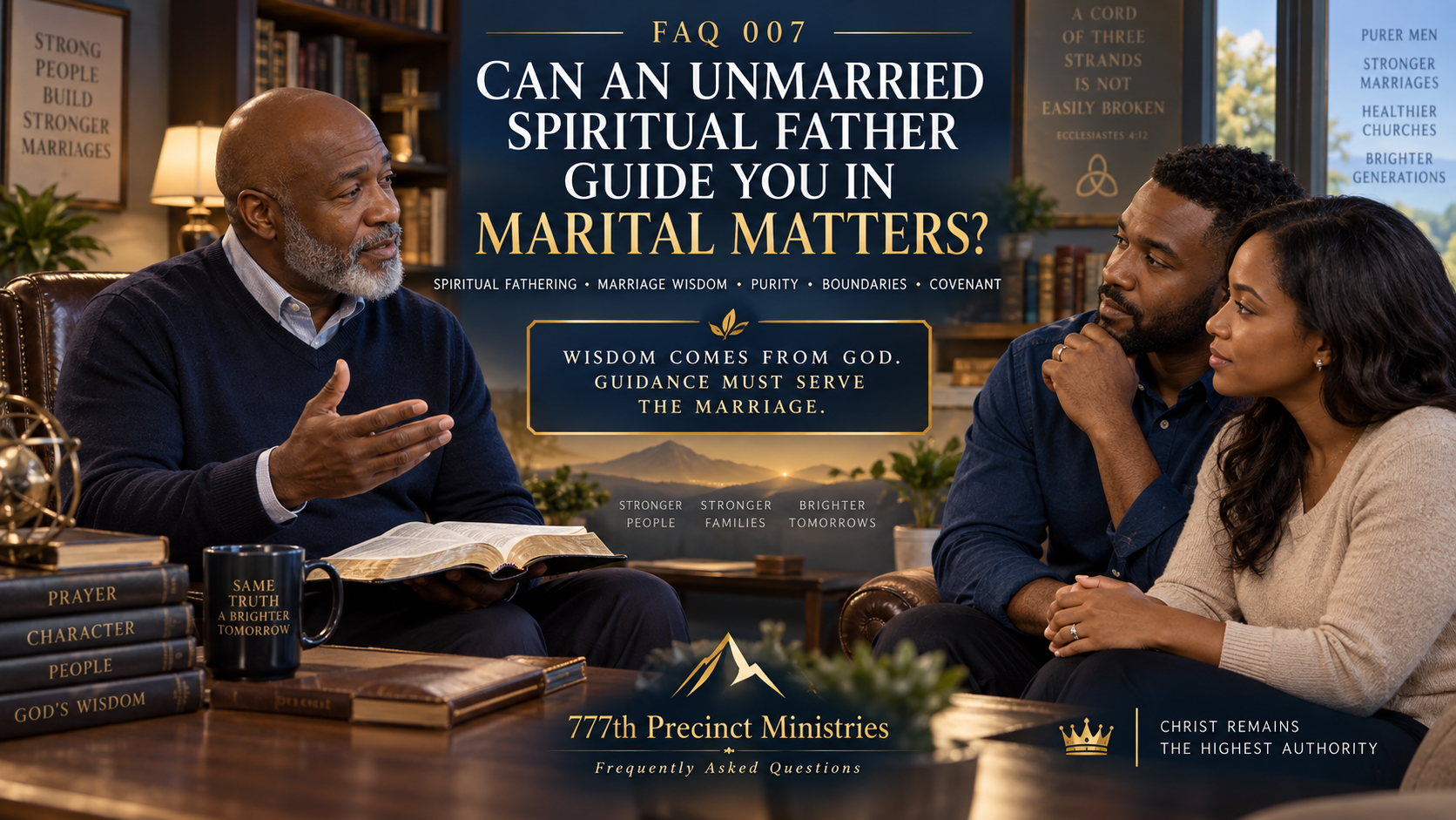 Can an Unmarried Spiritual Father Guide Marriage?