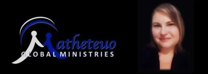 banner of a ministry, women smiling, portrait of woman