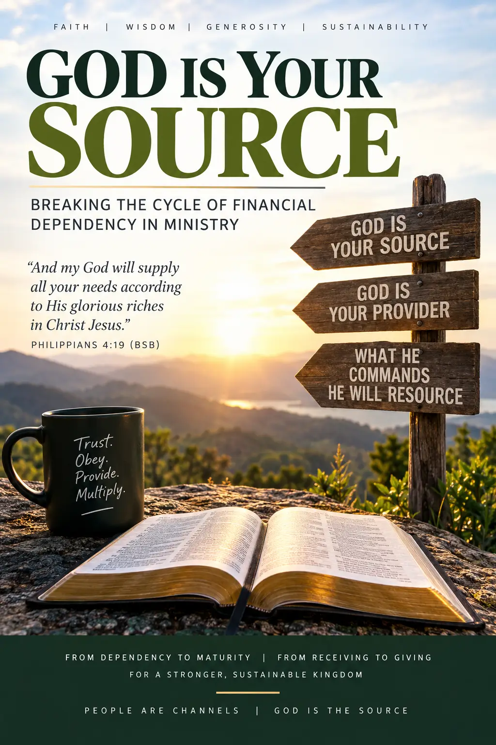 God Is Your Source — Breaking the Cycle of Financial Dependency in Ministry
