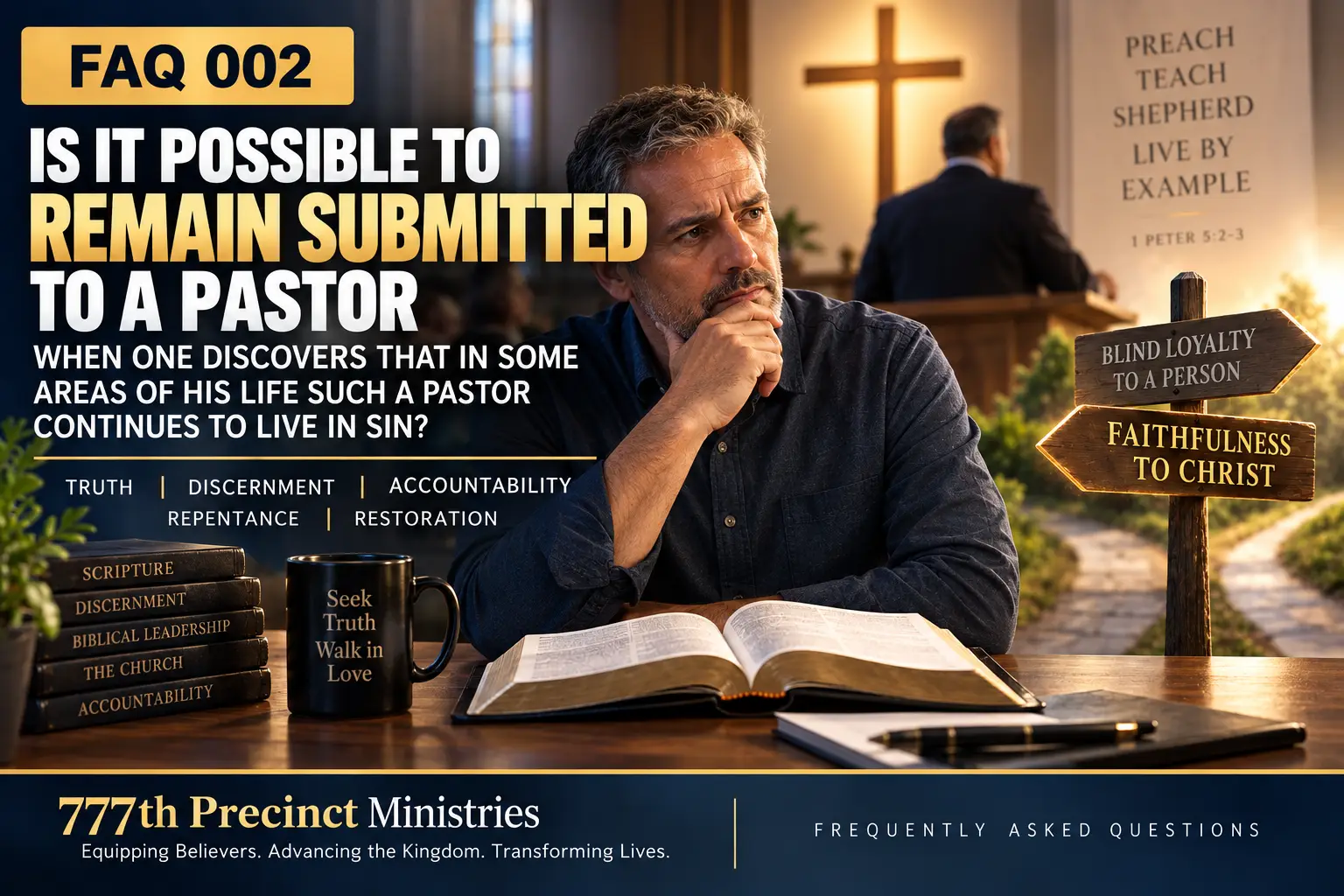 Can I Submit to a Pastor Living in Sin?