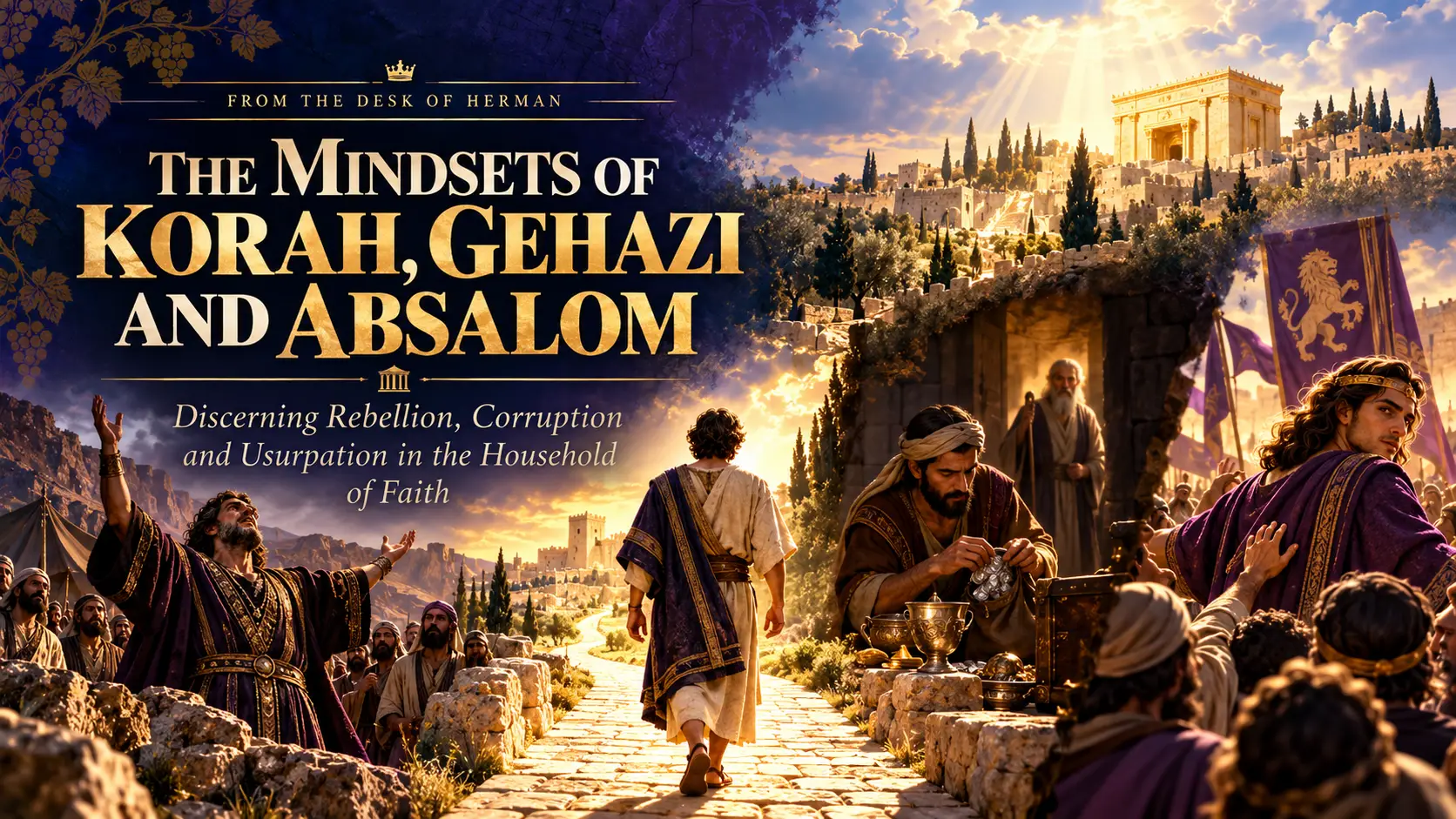 Three destructive biblical mindsets contrasted with a clear path of faithful sonship and integrity.