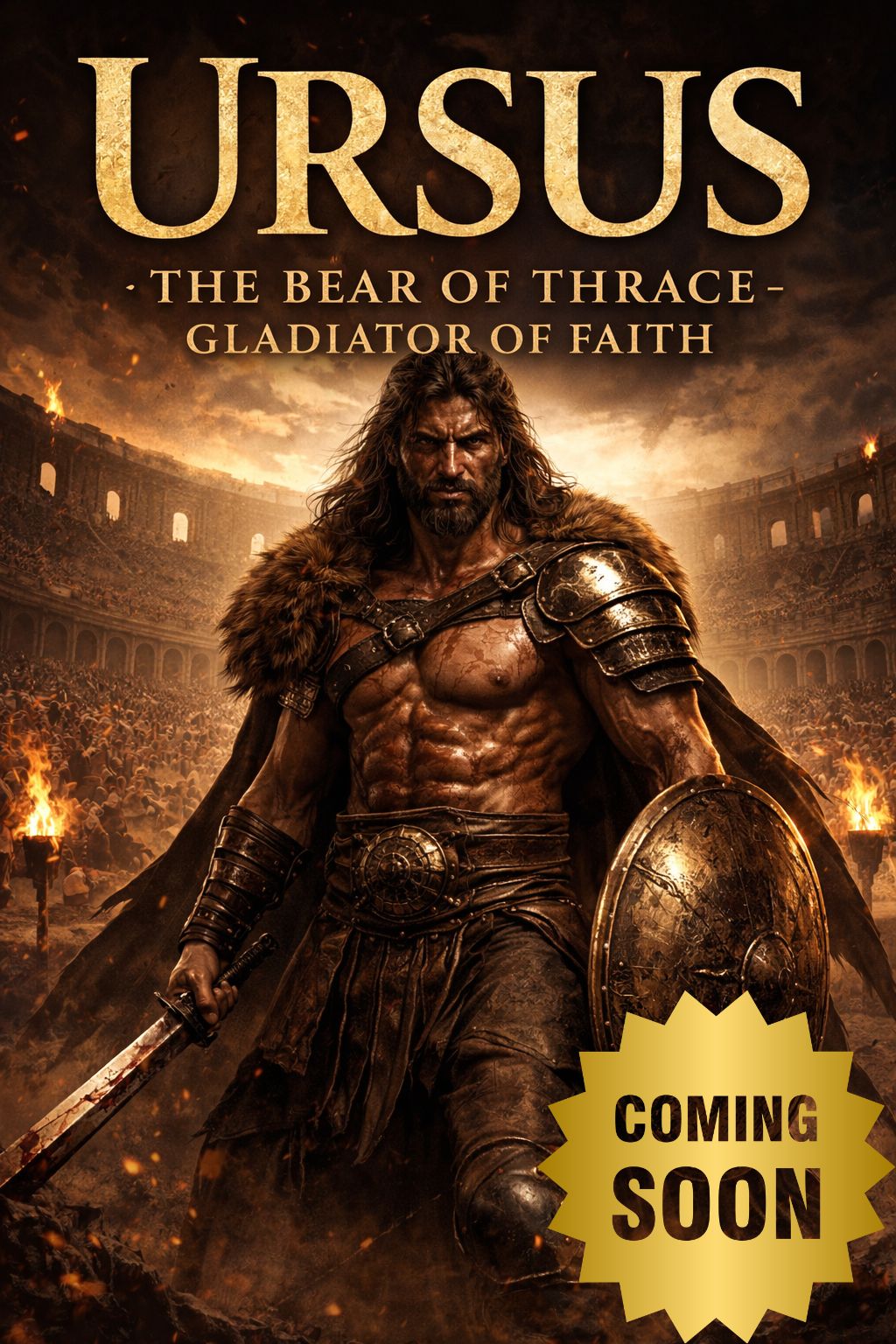 Gladiator in an arena