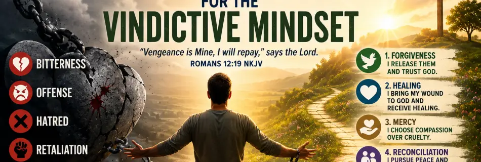 VINDICTIVE MINDSET CURE