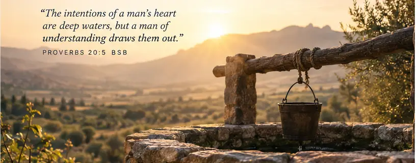 An ancient biblical well being cleared of stones and debris as fresh water begins to flow again, symbolising restored spiritual life and Kingdom collaboration.