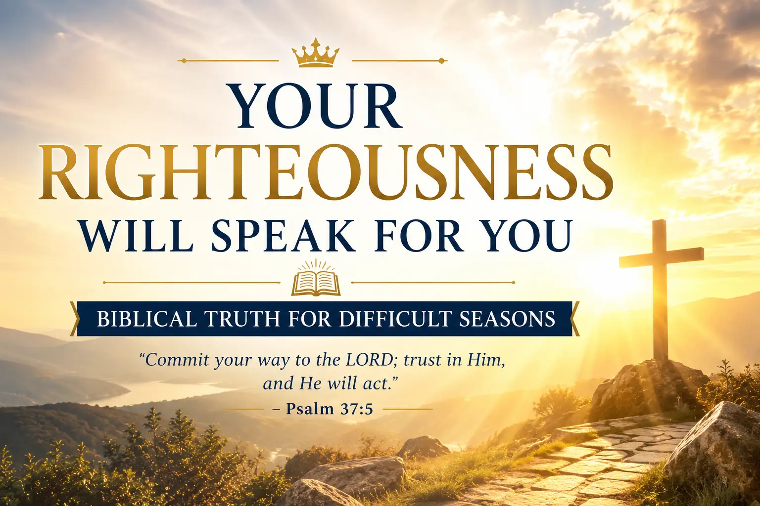 Your Righteousness Will Speak For You: Biblical Truth For Difficult Seasons