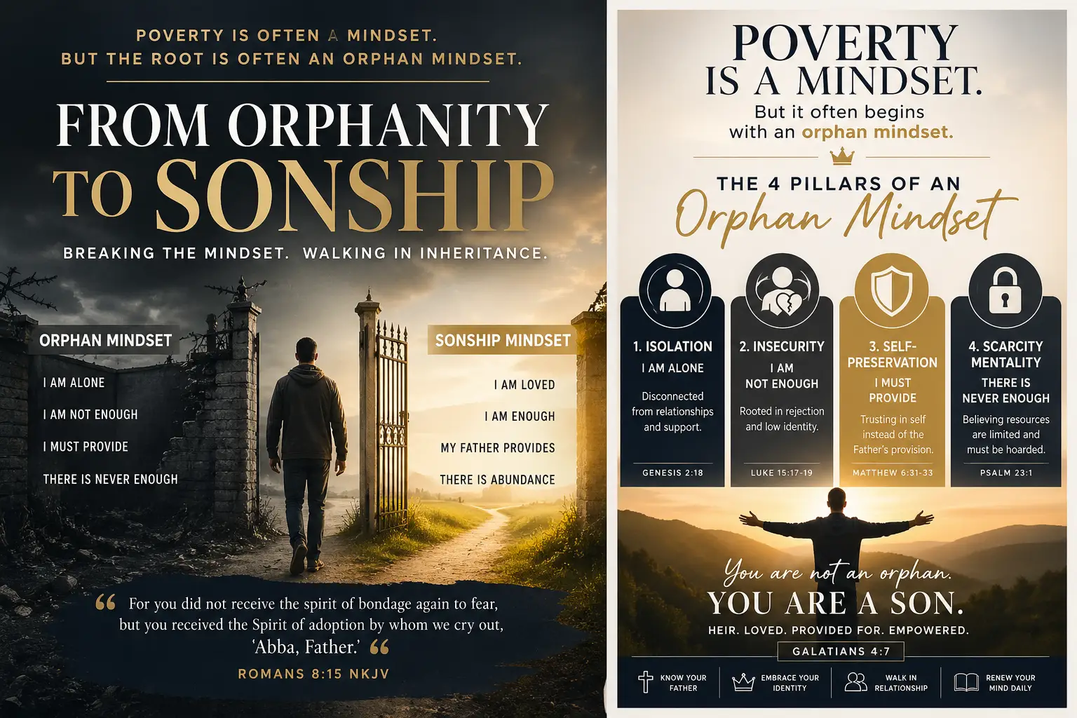 FROM ORPHANITY TO SONSHIP